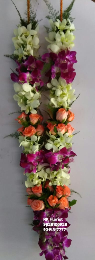 Wedding Rose & Orchid Mala